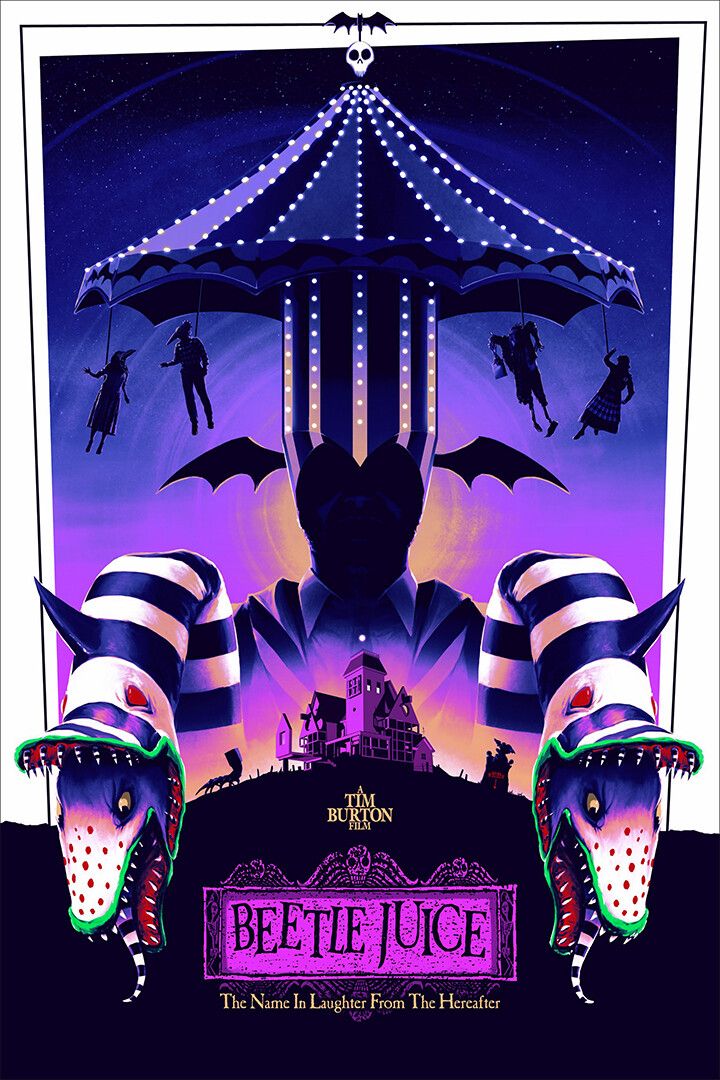 Beetlejuice 1988 Movie Comedy Fantasy Jigsaw Puzzle