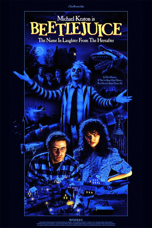 Beetlejuice 1988 Movie Tim Burton Jigsaw Puzzle
