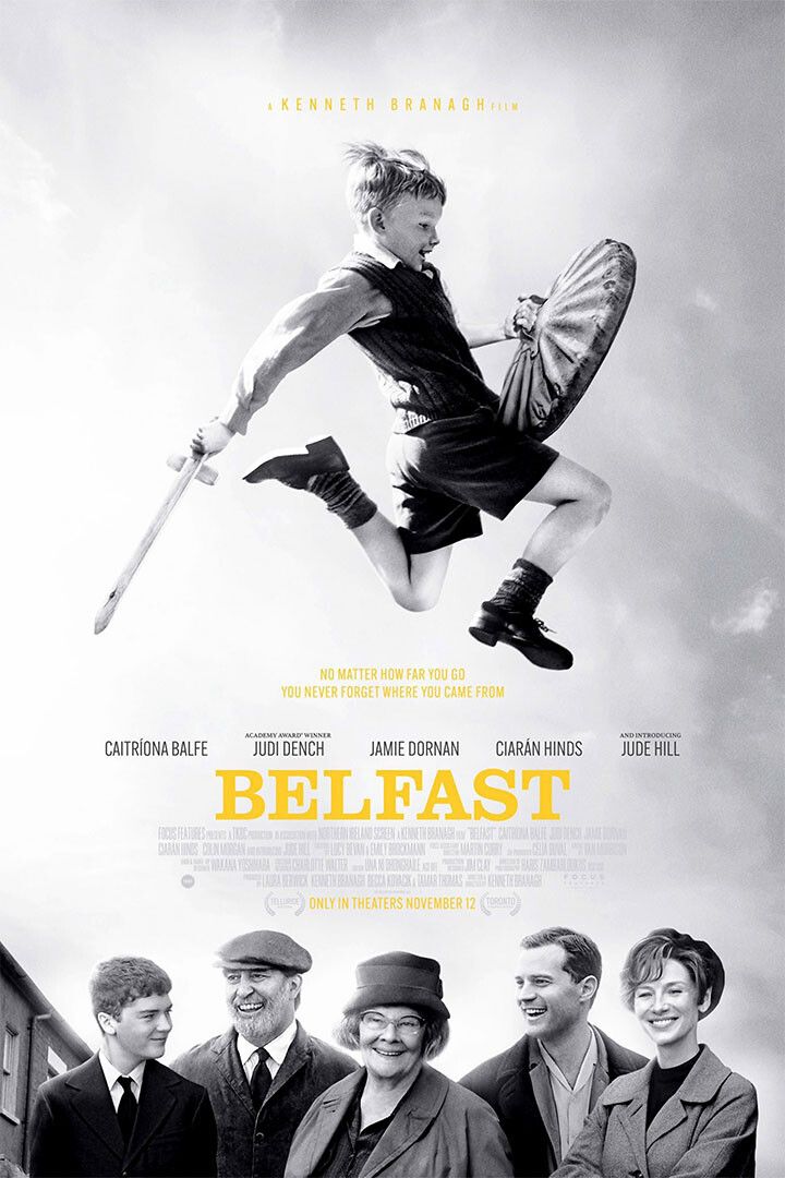 Belfast Movie Drama Family Adventure Painting Print Magnet