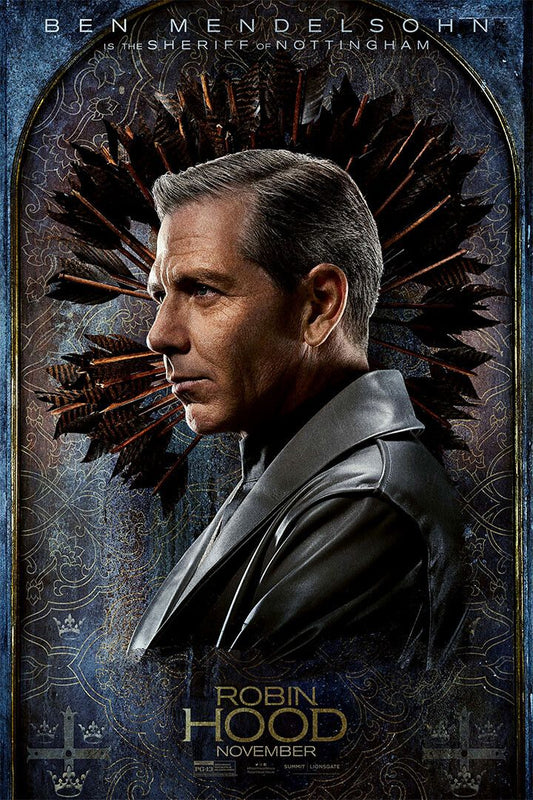 Ben Mendelson Robin Hood Movie Action War Print Wall Art Home Poster