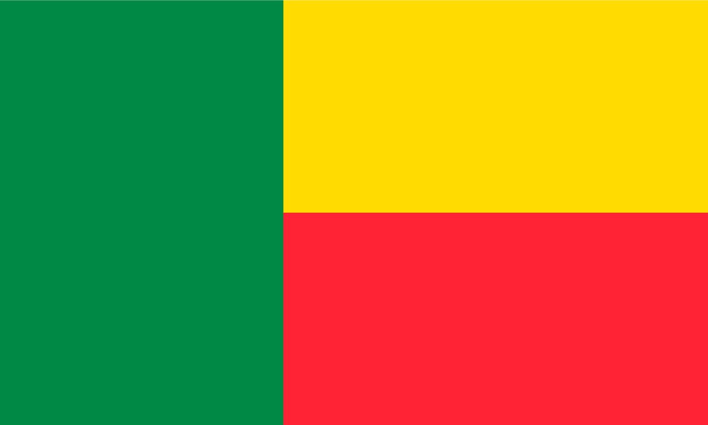 Benin Flag Keychain