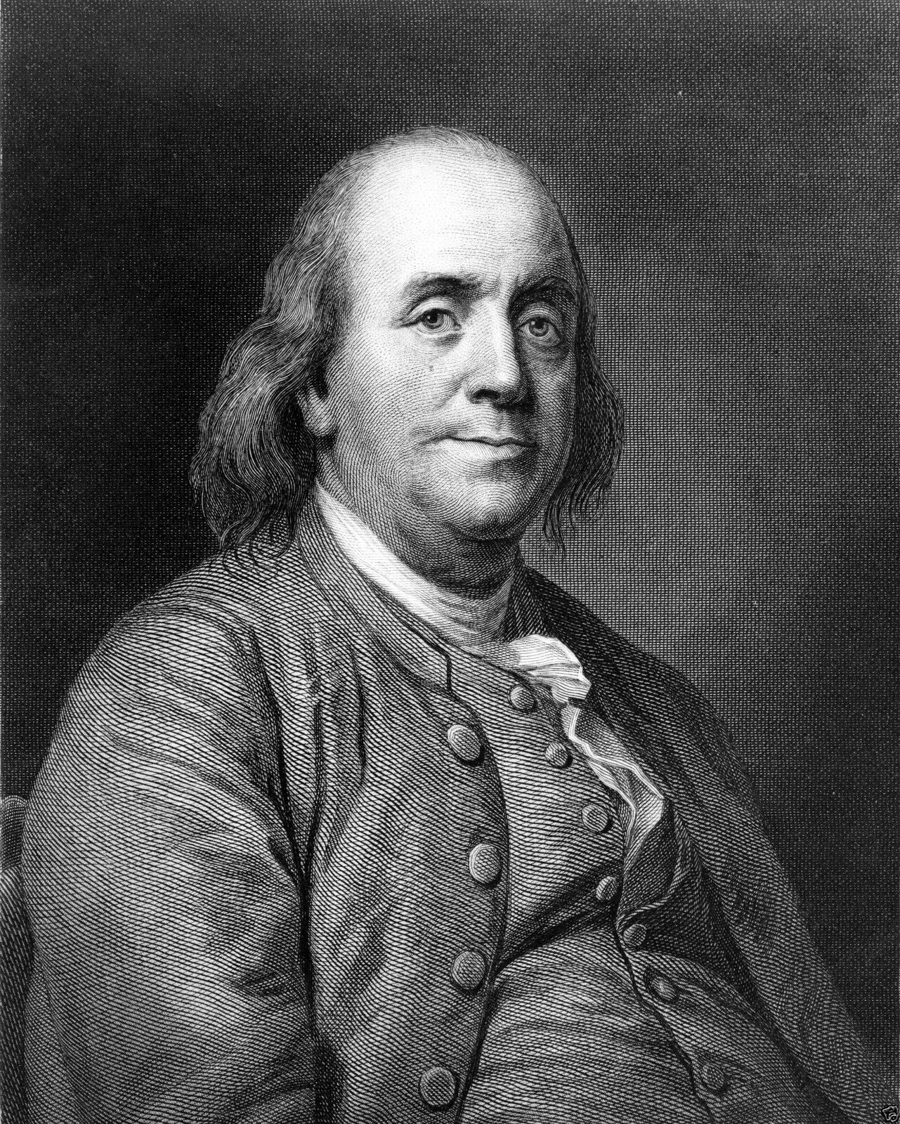 Benjamin Ben Franklin Founding Father Us American History Picture Keychain