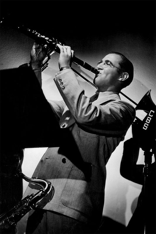 Benny Goodman Playing Clarinet Artist Music Jigsaw Puzzle