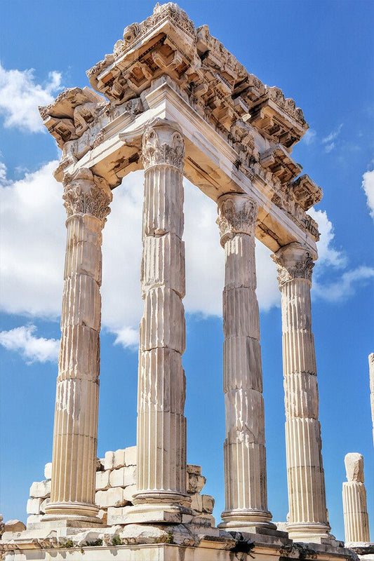 Bergama Turkey Concrete Pillars Architecture Art Wall Decor Jigsaw Puzzle