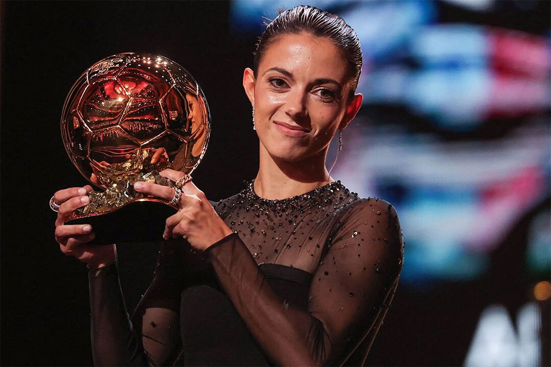 Best Female Soccer Player Award Football Star Bonmati Wall Art Poster