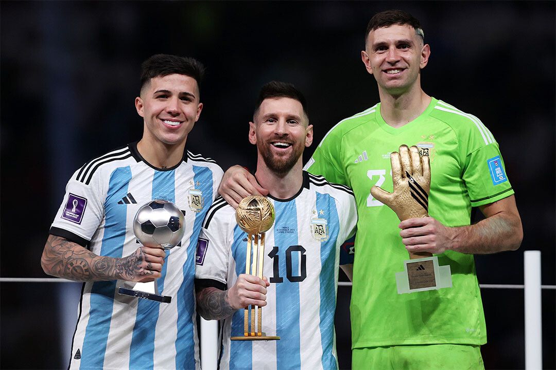 Best Player Awards Trophy Argentina Soccer Champions Leo Messi Poster