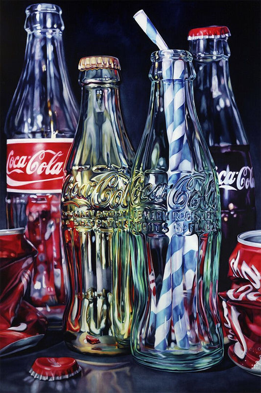 Beverage Brand Soft Drinks Print Canvas Jigsaw Puzzle