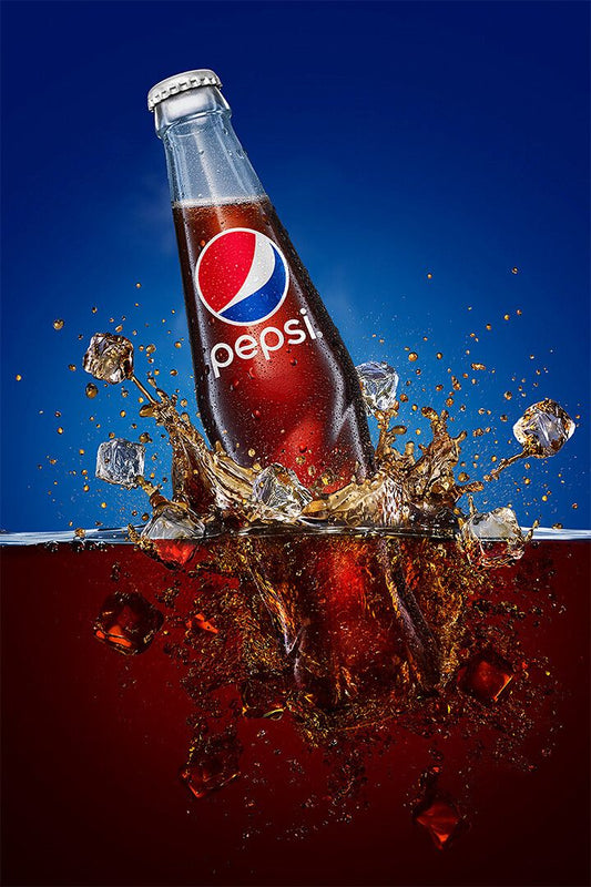 Beverage Sugary Soft Drink Print Canvas Jigsaw Puzzle