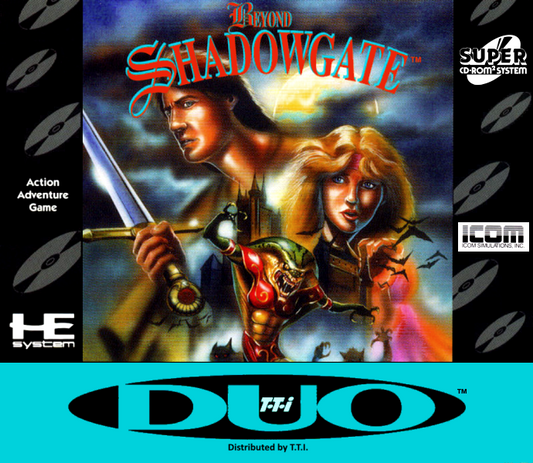 Beyond Shadowgate (Cd) (Front Cover) Turbografx 16 Magnet