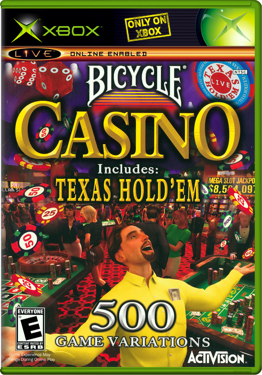 Bicycle Casino Includes Texas Hold'Em (Usa, Europe) Xbox Print Poster