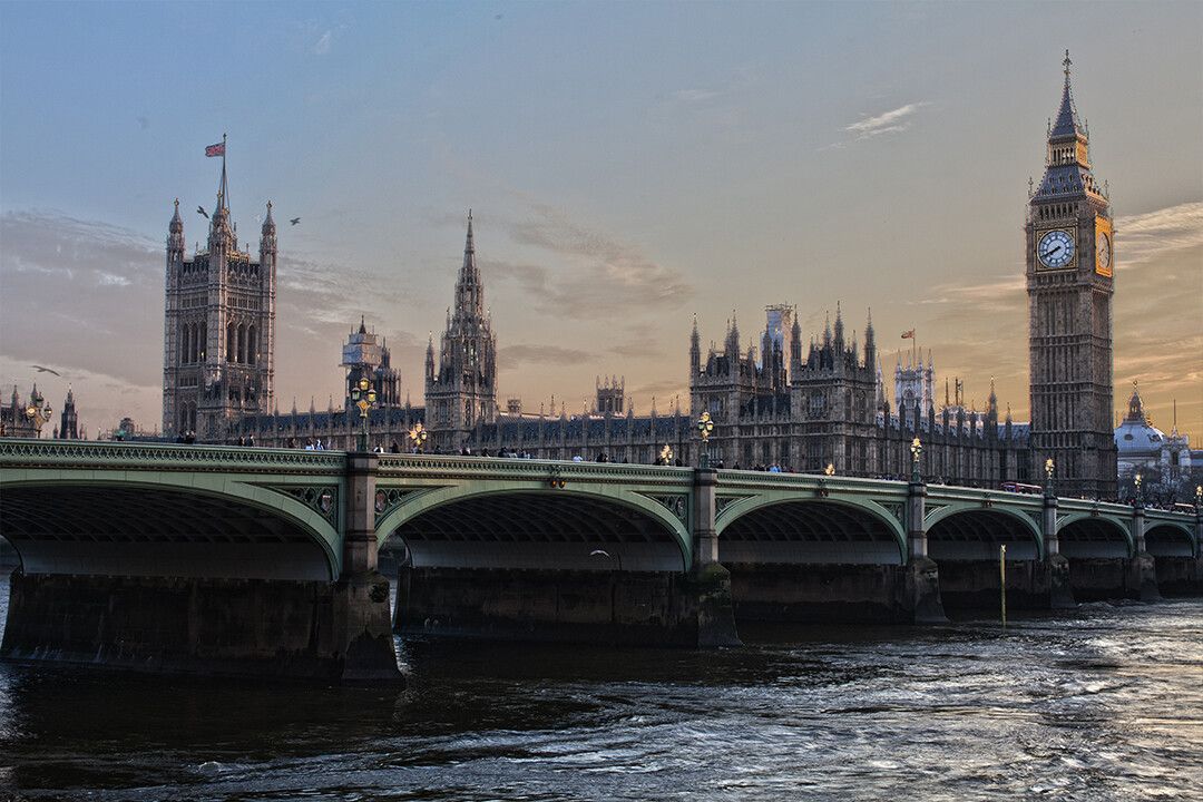 Big Ben Thames River Bridge Art Wall Decor Poster