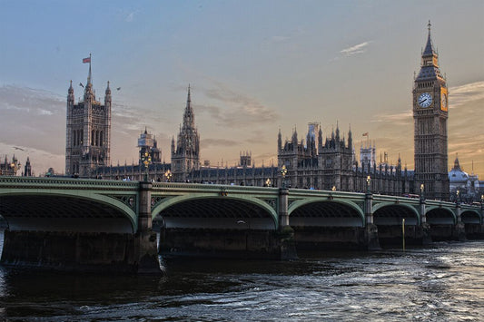 Big Ben Thames River Bridge Art Wall Decor Jigsaw Puzzle