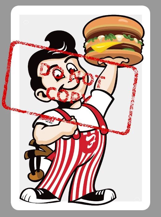 Big Boy Burgers Classic Fast Food Restaurant Mascot Retro
