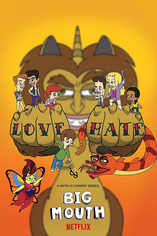 Big Mouth Aniamtion Comedy Romance Painting Jigsaw Puzzle