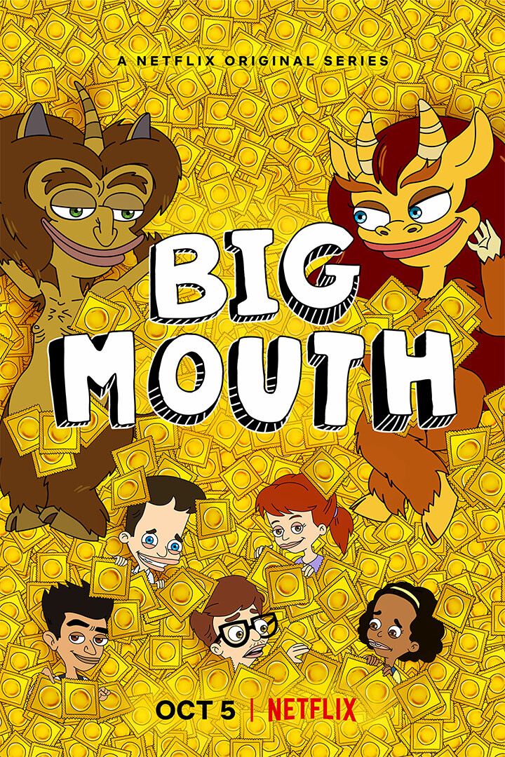 Big Mouth Full Character Movie Animasyon Print Jigsaw Puzzle