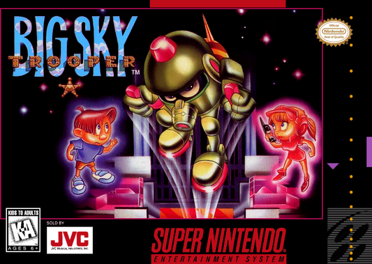 Big Sky Trooper (Usa) Snes Print Poster