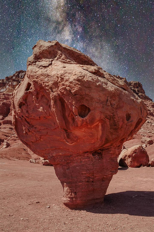 Big Stone Formation In Desert Art Wall Decor Jigsaw Puzzle