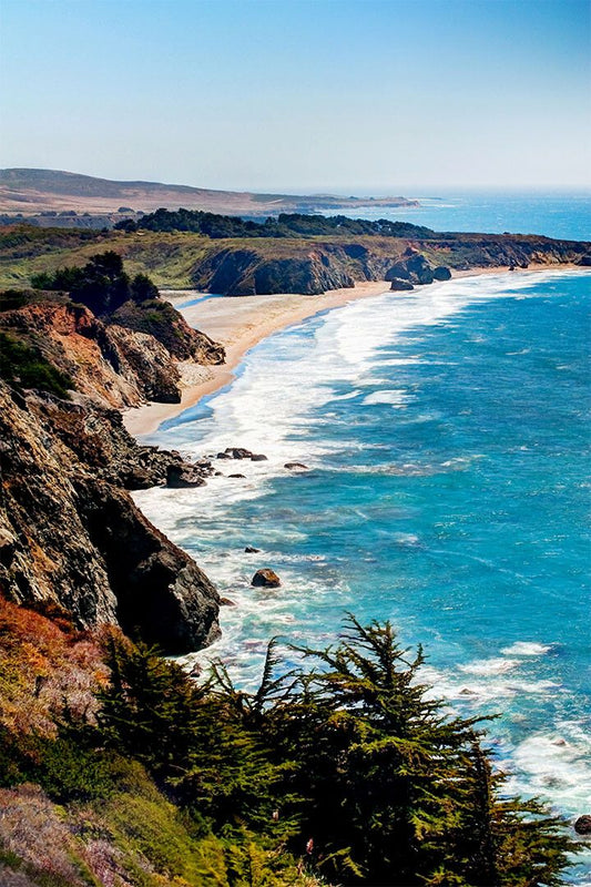 Big Sur Coastline Sea Monutains Landscape Print Wall Home Decor Jigsaw Puzzle