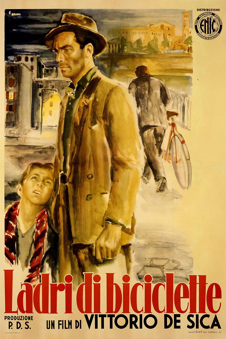 Bike Thieves Movie Drama Action War Painting Jigsaw Puzzle
