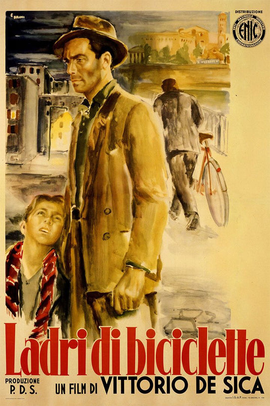 Bike Thieves Movie Drama Action War Painting Jigsaw Puzzle