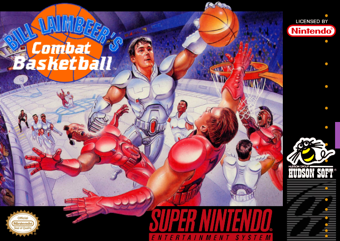 Bill Laimbeer S Combat Basketball (Usa) Snes Print Poster