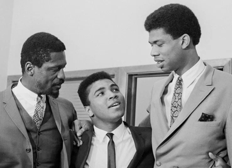 Bill Russell Muhammad Ali Kareem Abdul Jabar Picture Poster Photo