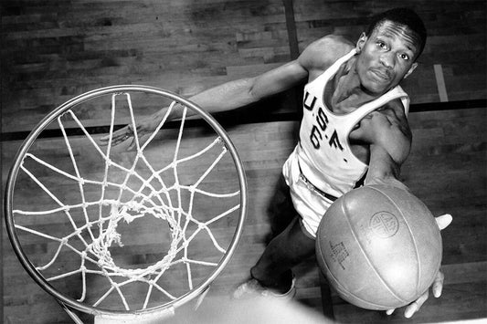 Bill Russell Basketball Goat Player Memorial Boston Painting Jigsaw Puzzle