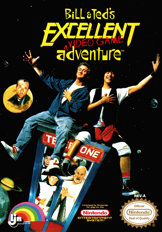 Bill & Ted S Excellent Video Game Adventure (Usa) Nes Print Poster