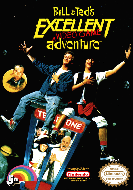 Bill & Ted S Excellent Video Game Adventure (Usa) Nes Keychain
