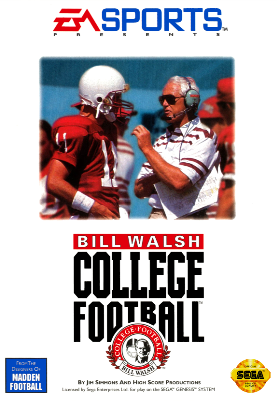 Bill Walsh College Football (Usa) Genesis Print Poster