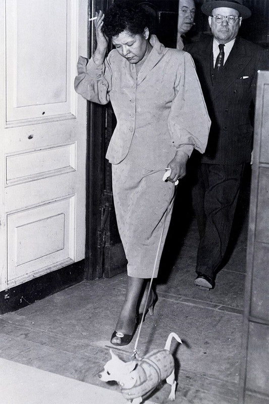 Billie Holiday Leaving Police Station Print Jigsaw Puzzle