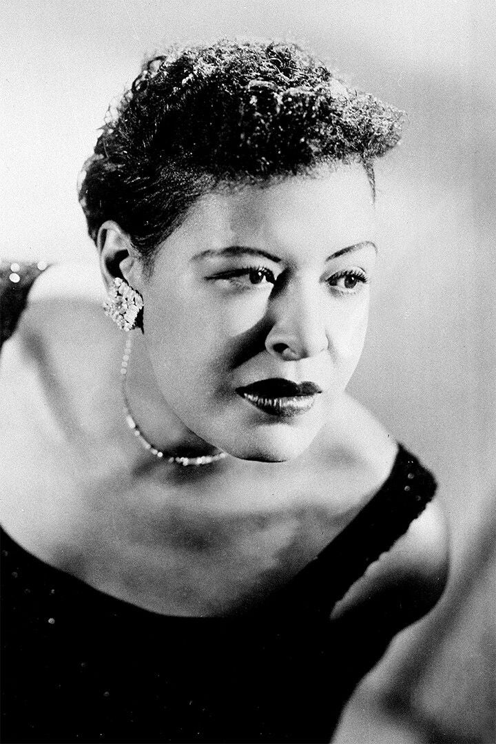 Billie Holiday Lyrics Writer Print Jigsaw Puzzle