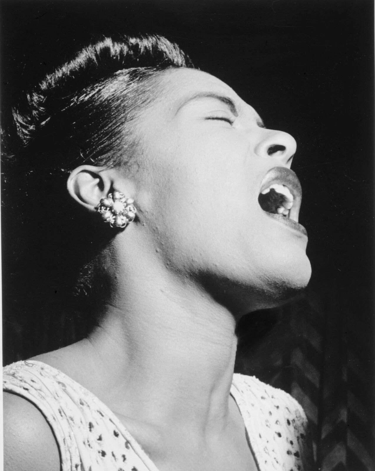 Billie Holiday Poster Black African American Jazz Singer 300 Piece Jigsaw Puzzle