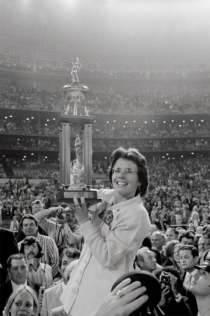 Billie Jean King Bobby Riggs Battle Of The Sexes Wall Art Home Poster
