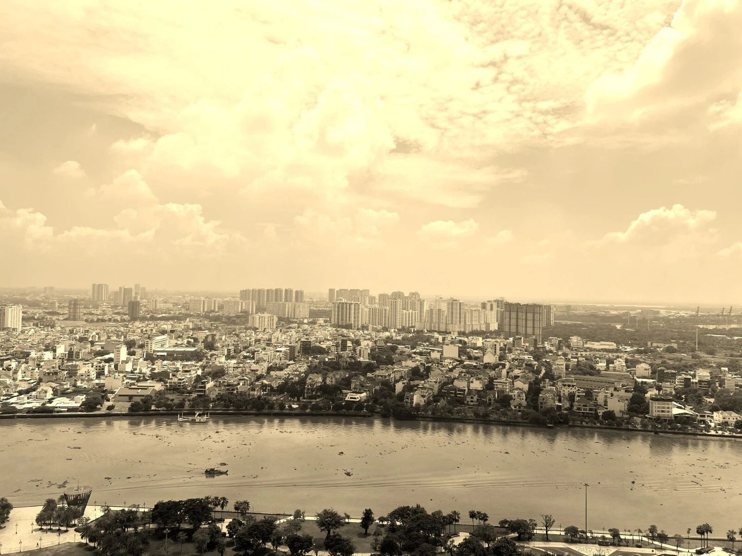 Binh Tan District Ho Chi Minh Vietnam Cityscape Picture Magnet