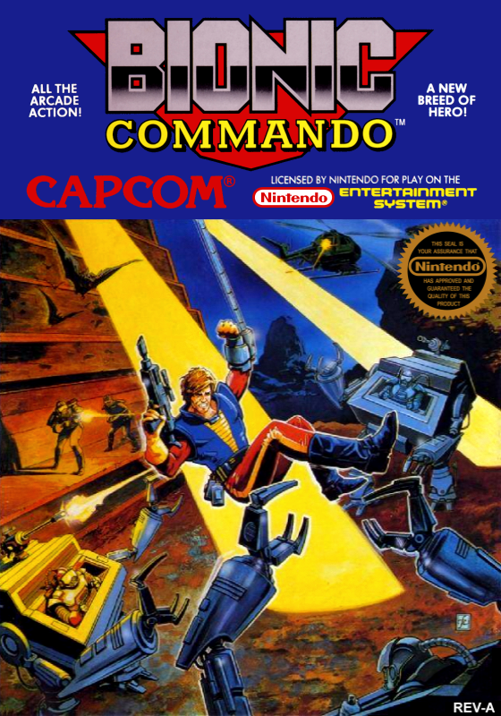 Bionic Commando (Usa) Nes Print Poster