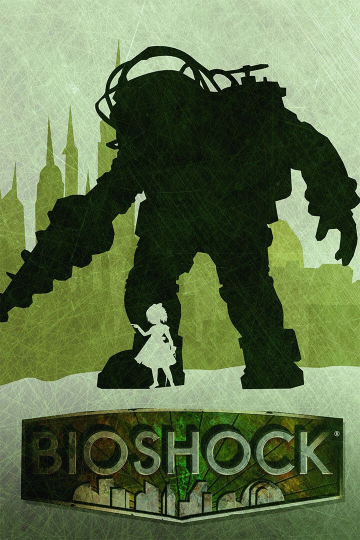 Bioshock Rpg Video Game Adventure Print Painting Jigsaw Puzzle