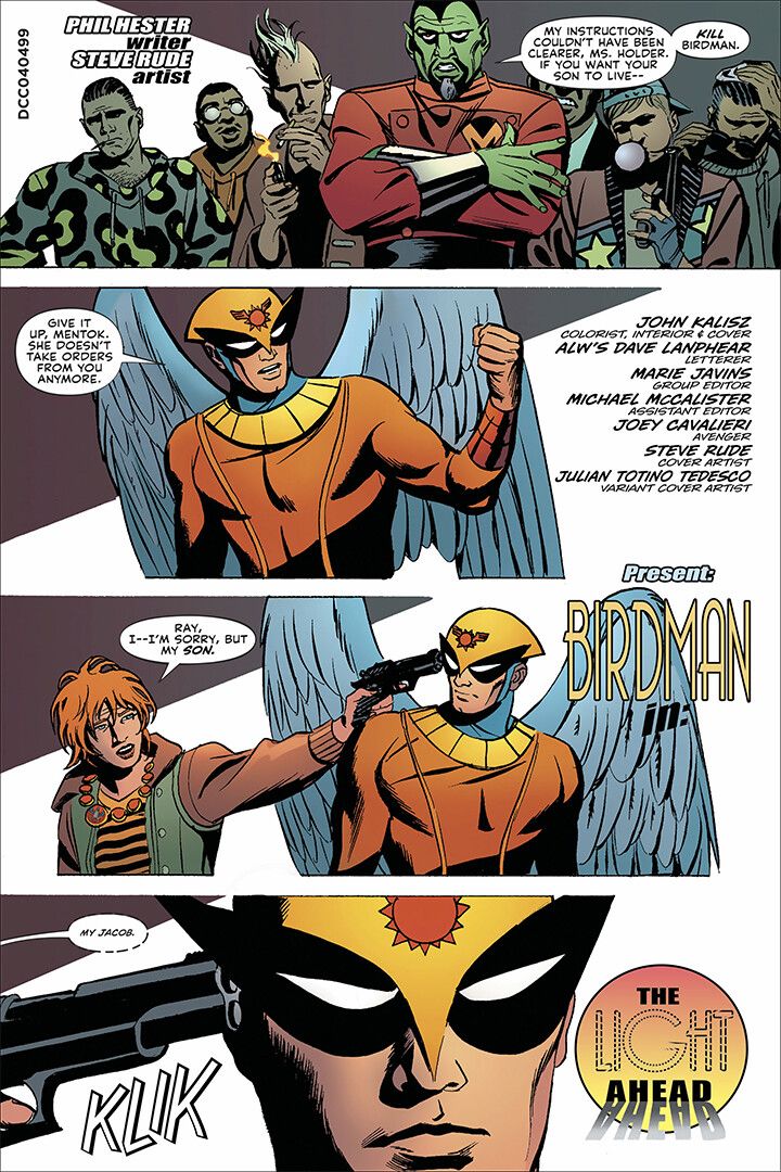 Birdman Vs Mightor Future Quest Comics Art Home Decor Jigsaw Puzzle