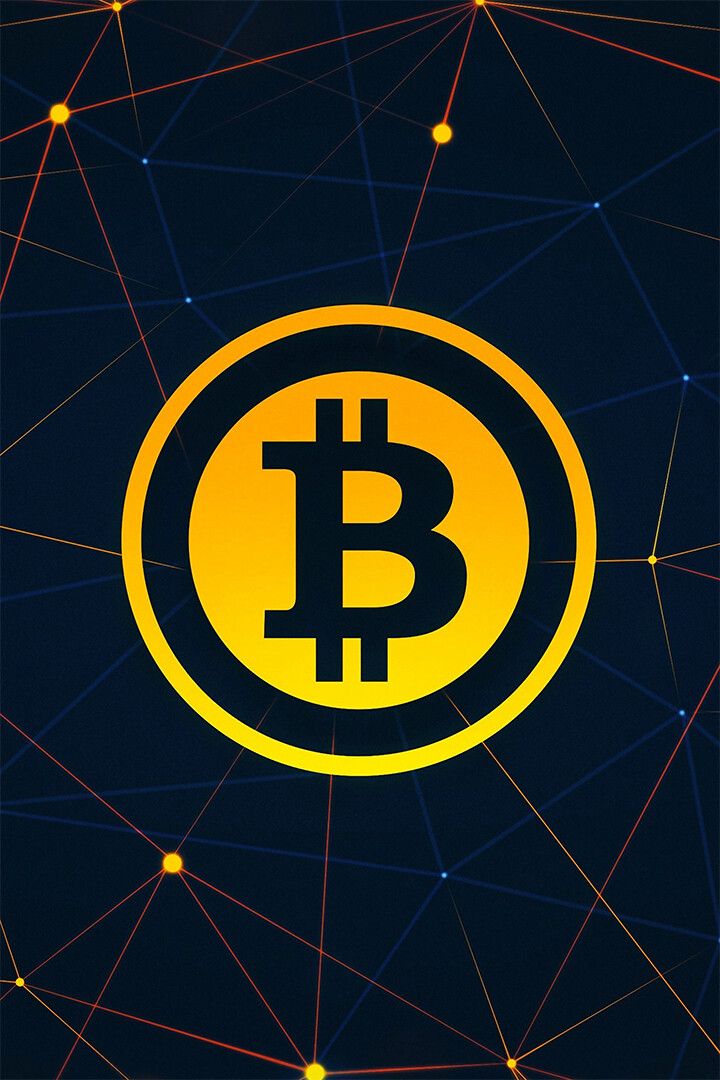 Bit Coin Economy Investment Print Keychain