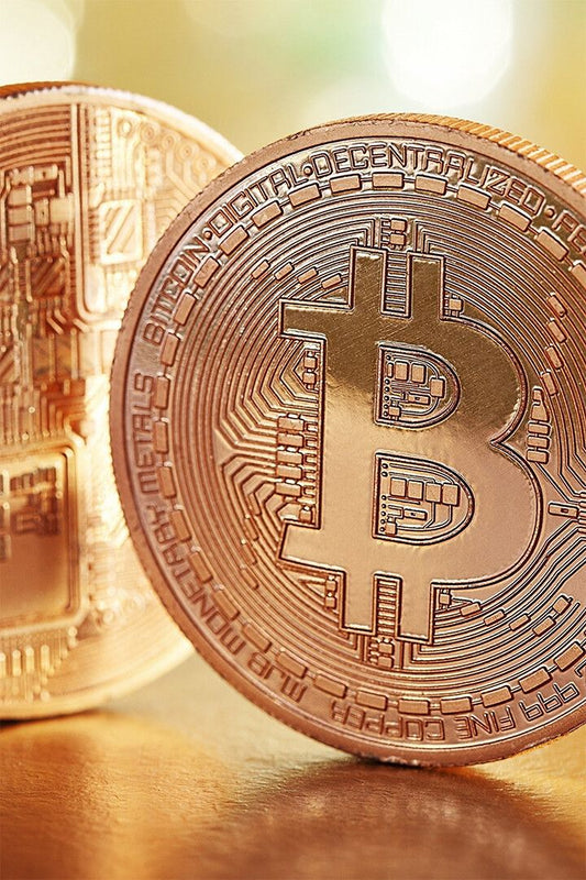 Bitcoin Cryptocurrency Money Print Canvas Jigsaw Puzzle