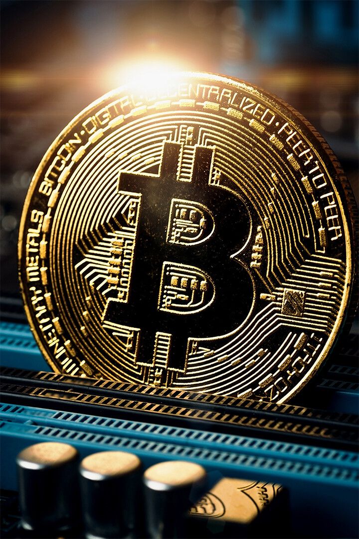 Bitcoin Currency Money Print Canvas Jigsaw Puzzle