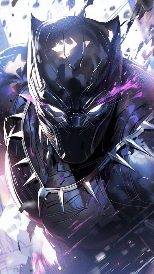 Black Panther Artwork Illustration Print Poster