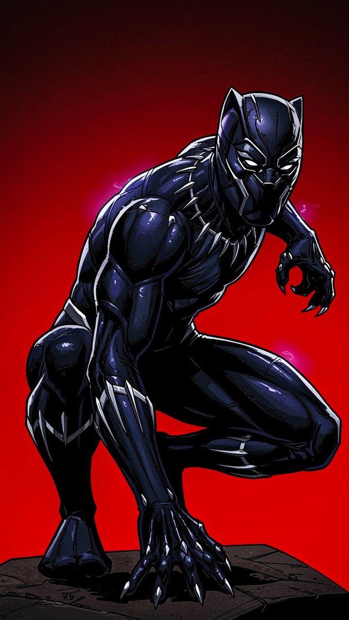 Black Panther Illustration (2) Jigsaw Puzzle