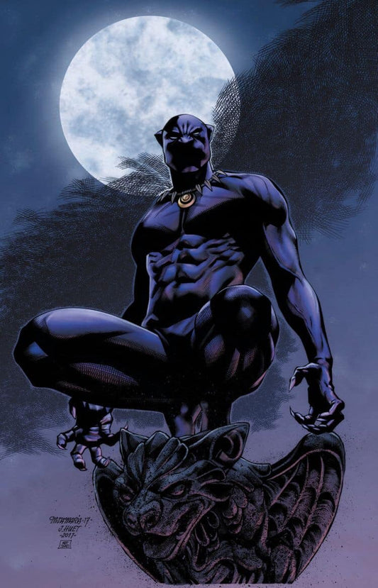 Black Panther Moonlit Heroics Print Poster