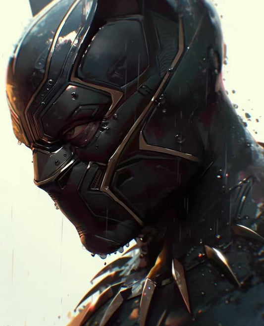 Black Panther Portrait (4) Print Poster