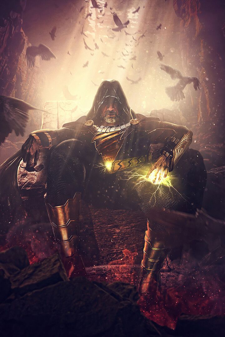 Black Adam Dc Super Hero Dwayne Johnson Movie Jigsaw Puzzle