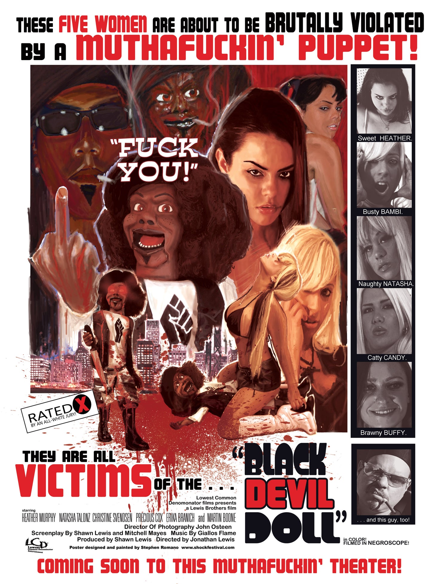 Black Devil Doll 03 Movie Magnet