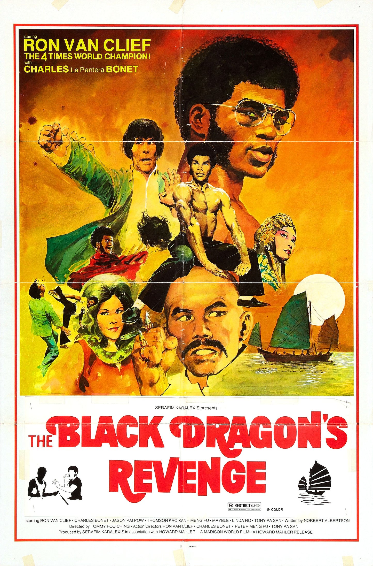 Black Dragons Revenge 01 Movie Magnet