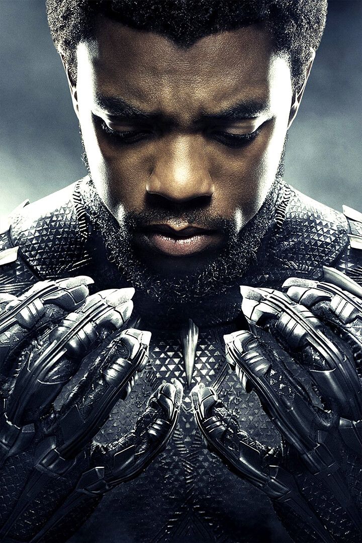 Black Panther Boseman Movie Wall Art Home Decor Poster