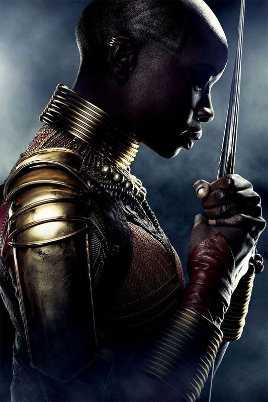 Black Panther Fantasy Print Painting Jigsaw Puzzle
